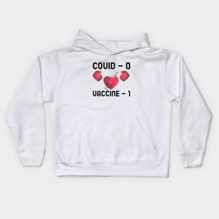 Fight Coronavirus and Covid 19 - Get Vaccinated! Kids Hoodie